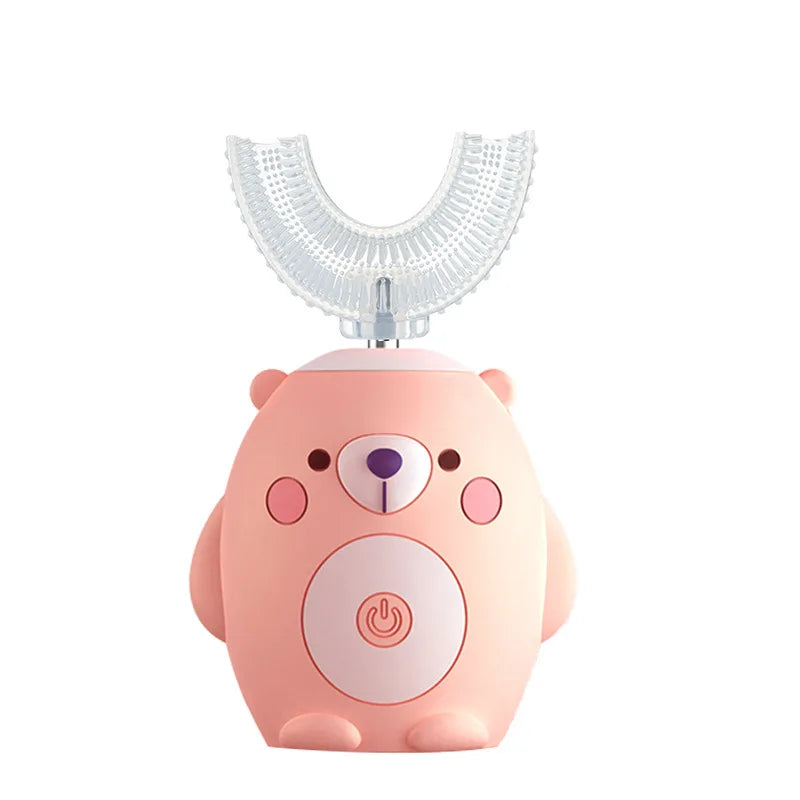 Animal Themed 360° Kids U-Shaped Electric Toothbrush