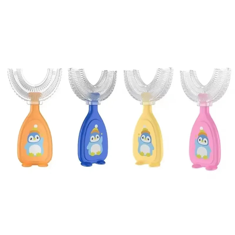 Penguin 360° Kids U-Shaped Manual Toothbrush