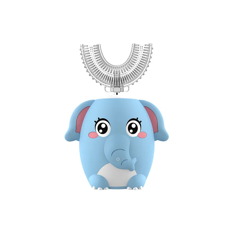 Animal Themed 360° Kids U-Shaped Electric Toothbrush