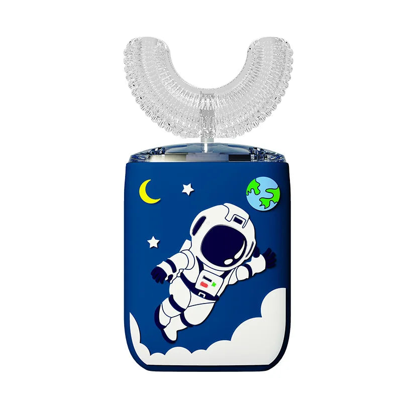 Space Themed Automatic U Shaped Toothbrush for Children
