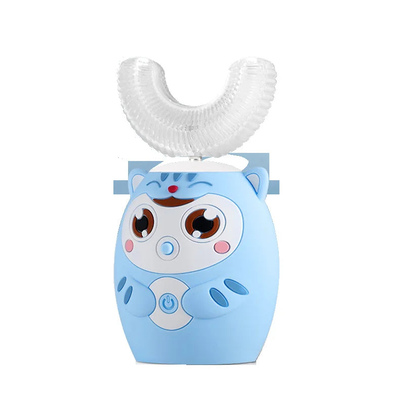 Animal Themed 360° Kids U-Shaped Electric Toothbrush